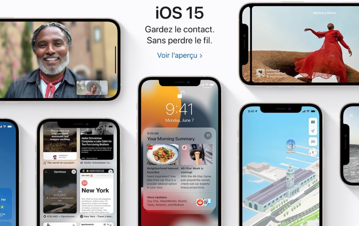 iOS 15 Francais