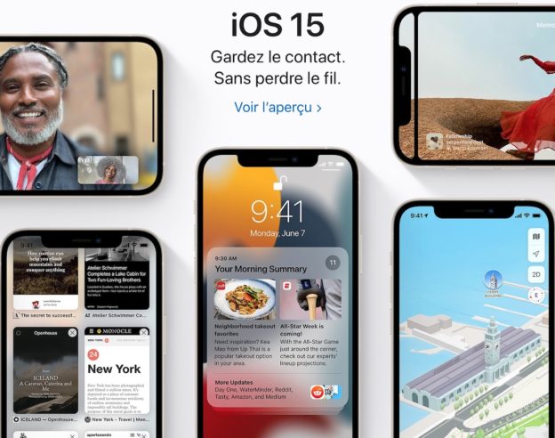 iOS 15 Francais