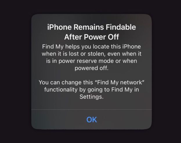 iOS 15 Localiser iPhone éteint