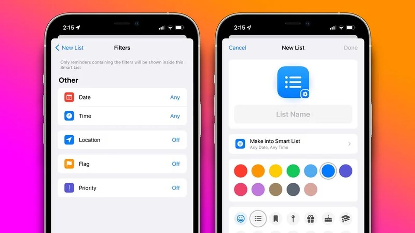 iOS 15 Rappel