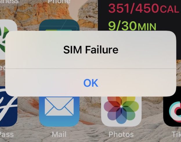 iPhone Erreur Carte SIM
