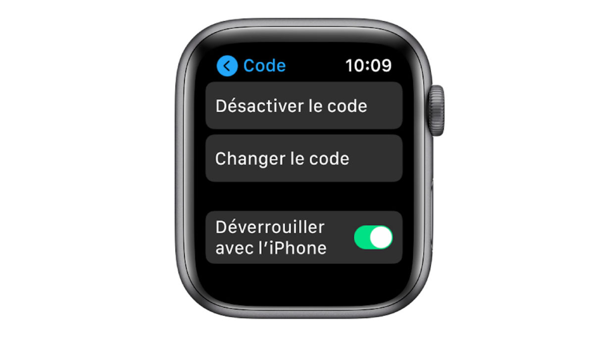 Apple Watch Deverrouiller avec iPhone