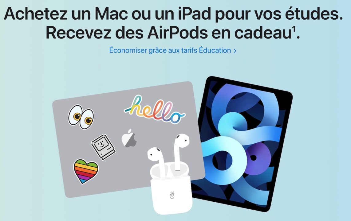 Back to School 2021 France Apple
