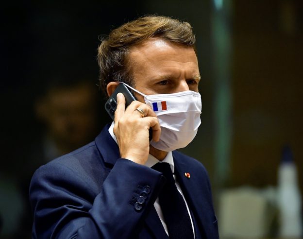 Emmanuel Macron iPhone