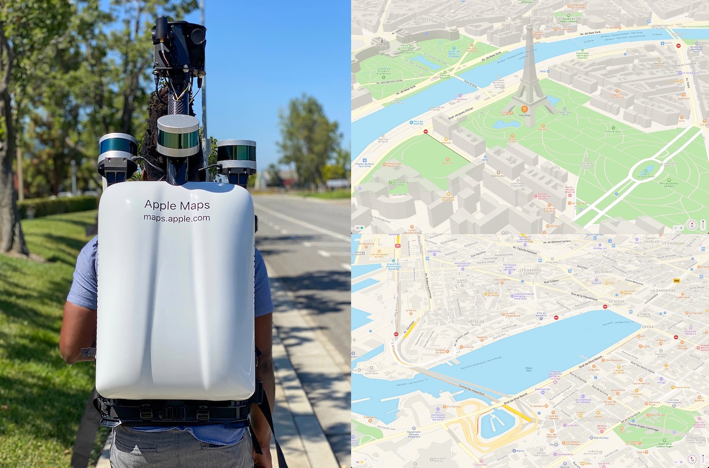 Sac A Dos LiDAR Apple Plans
