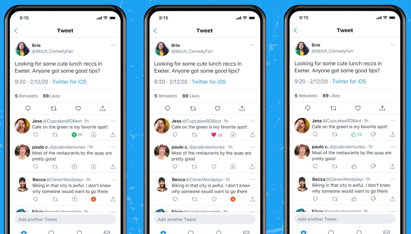 Twitter Test Bouton Je Naime Pas
