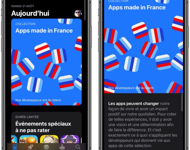 App Store Mise en Avant Applications Developpees France
