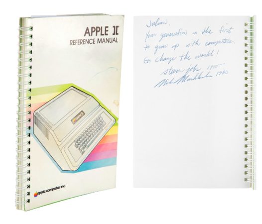 Apple II manuel Steve Jobs