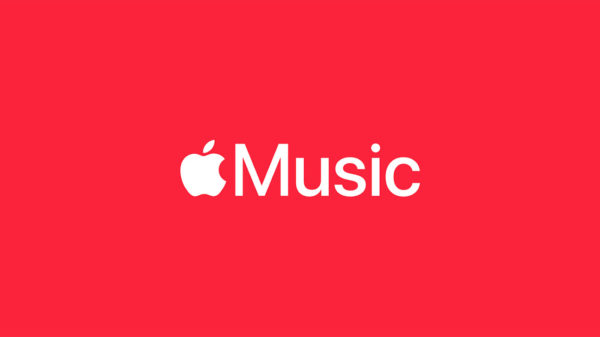 Apple Music Logo Rouge