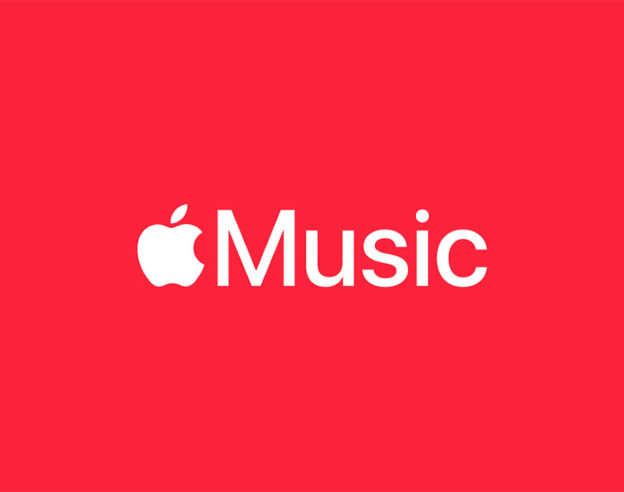 Apple Music Logo Rouge