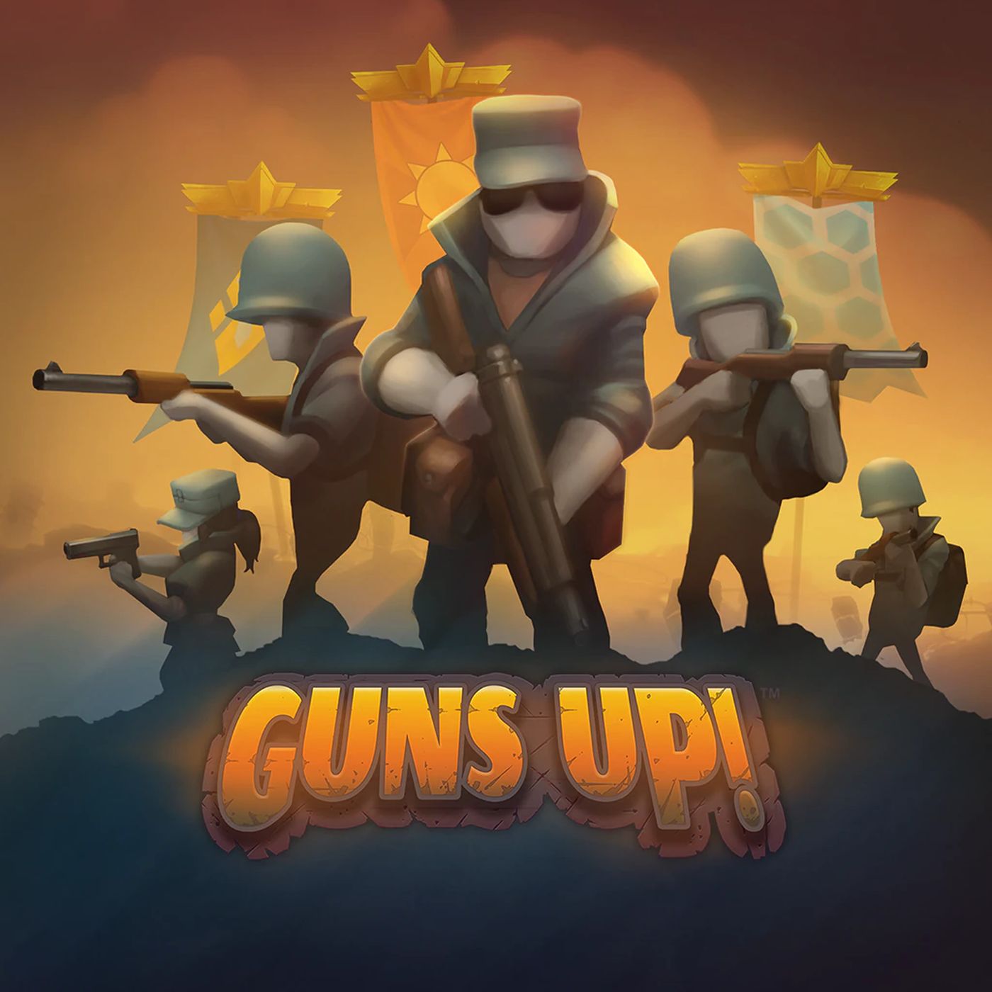 guns up