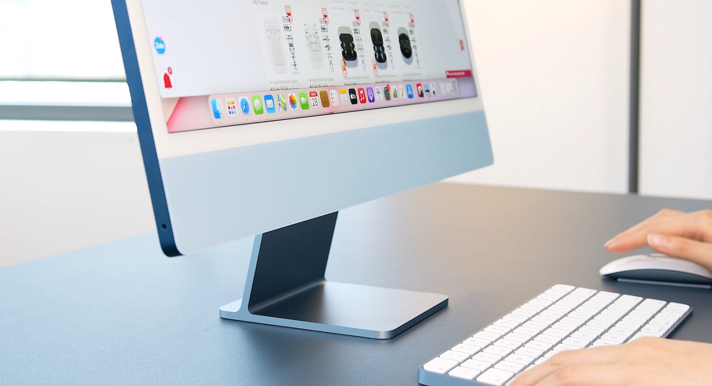 iMac M1 Bleu Menton