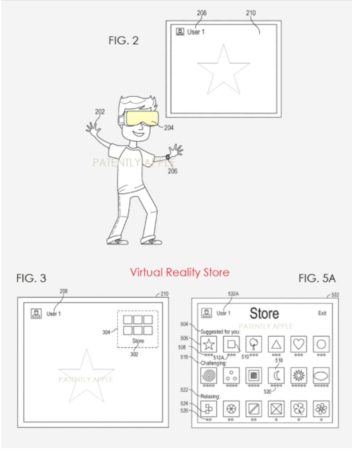 Apple Glasse Brevet App Store VR