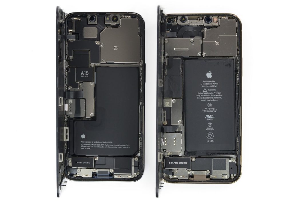 Demontage Interieur Batterie iPhone 13 Pro vs iPhone 12 Pro