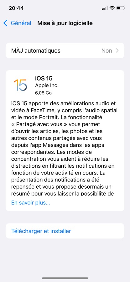 iOS 15 Release Candidate