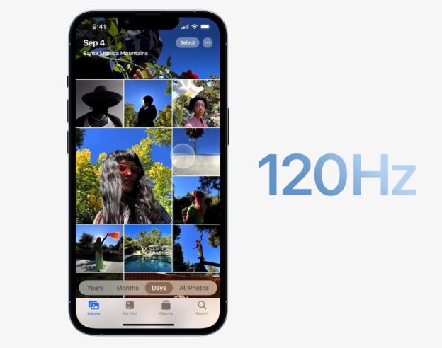 iPhone 13 Pro 120 Hz Officiel