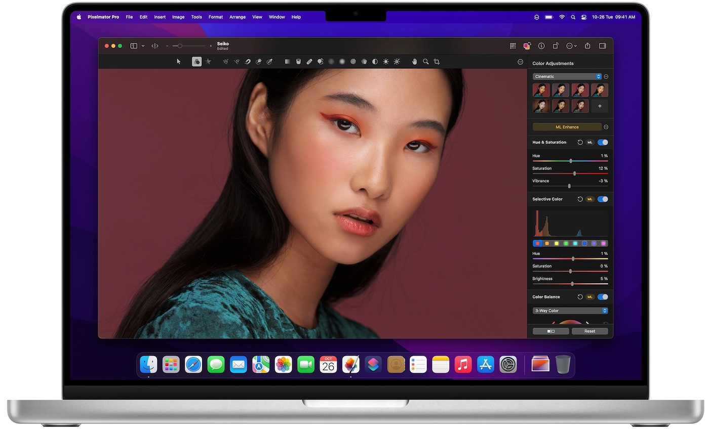 Pixelmator Pro MacBook Pro 2021