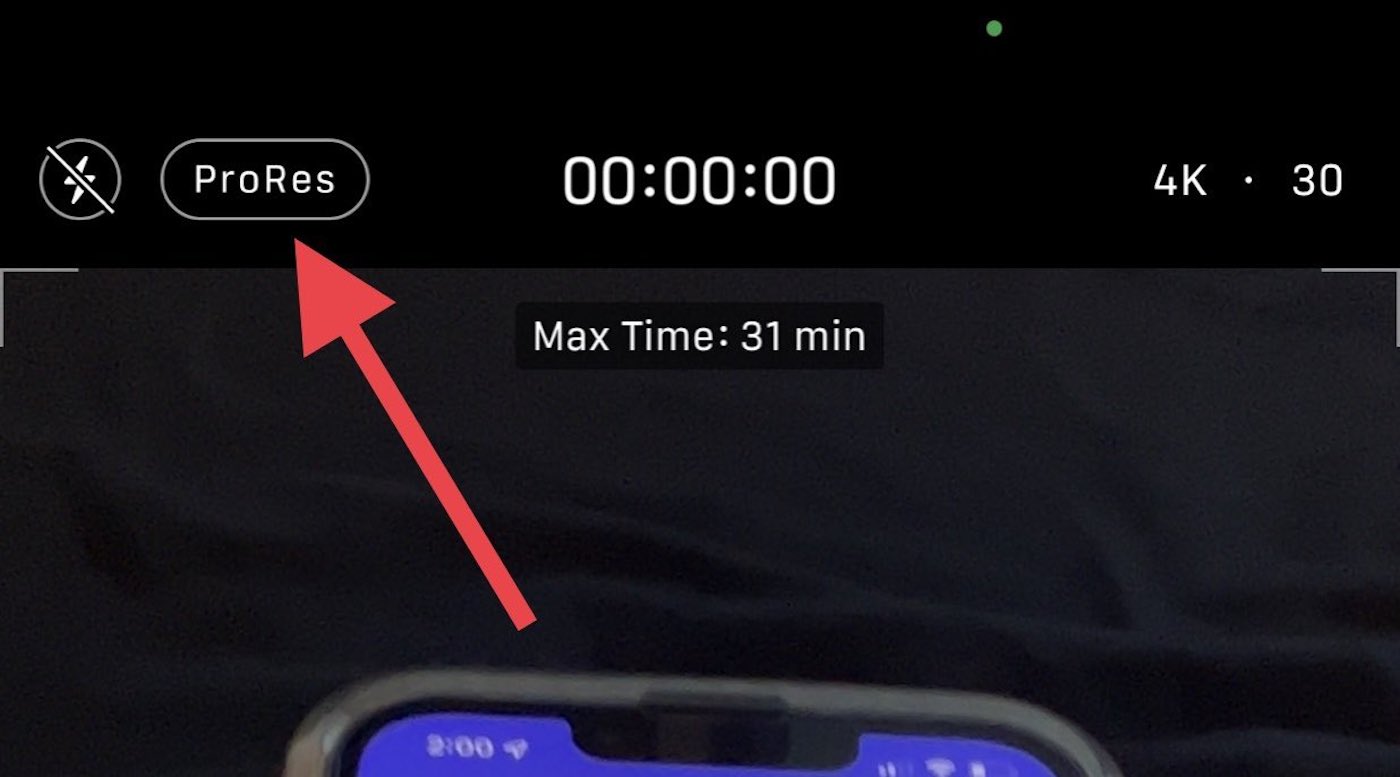 iOS 15.1 Beta 3 ProRes 1