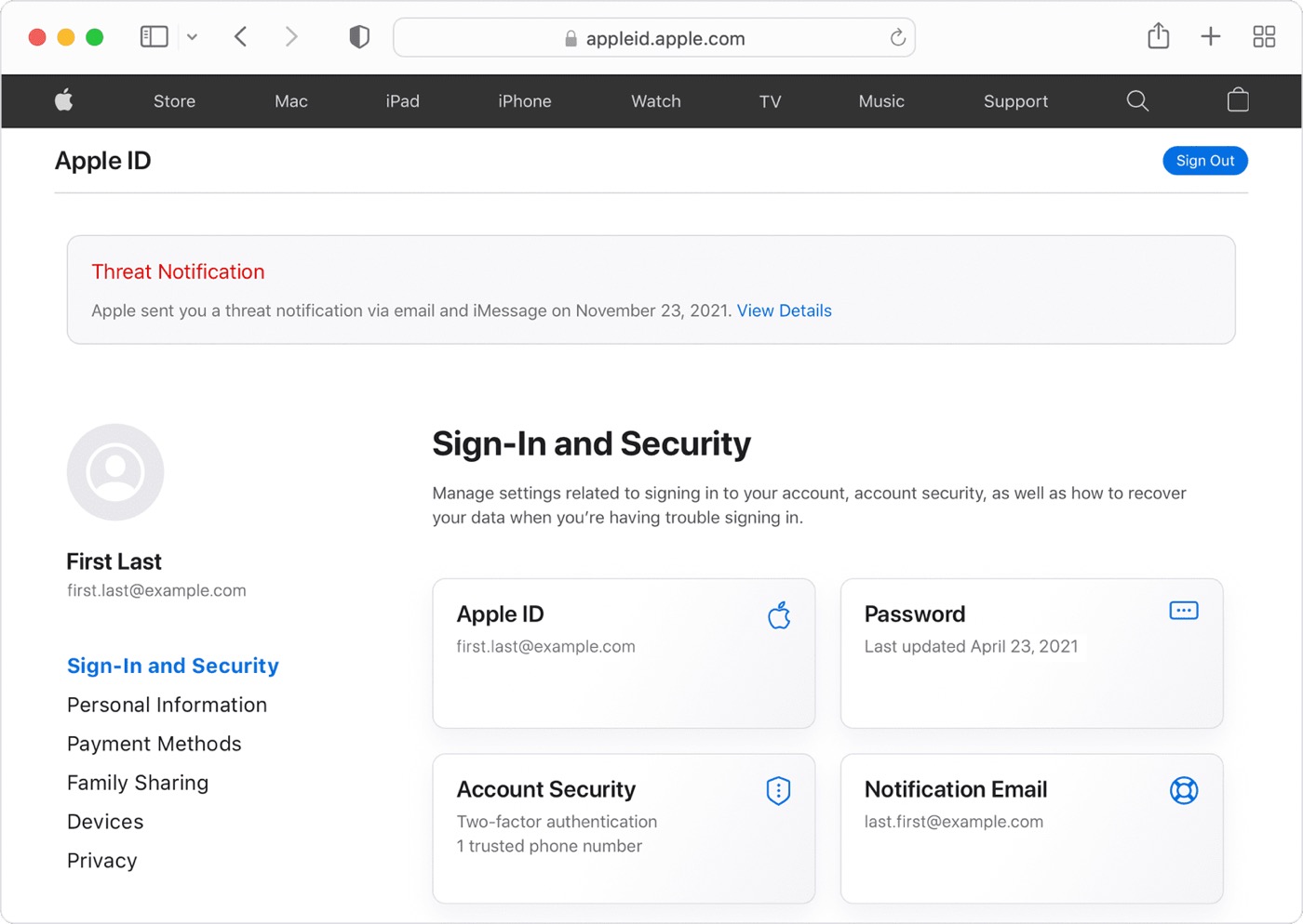 Compte Apple Notification Attaque Soutenue Par Etat