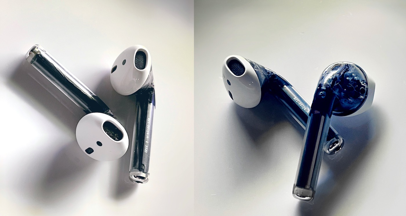 Prototype AirPods Transparents