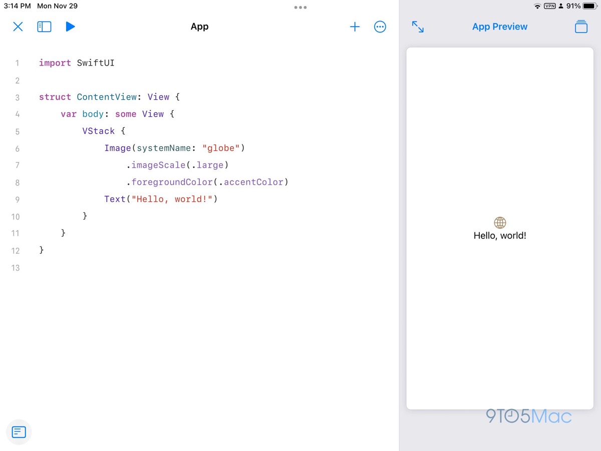 Swift Playgrounds 4 2