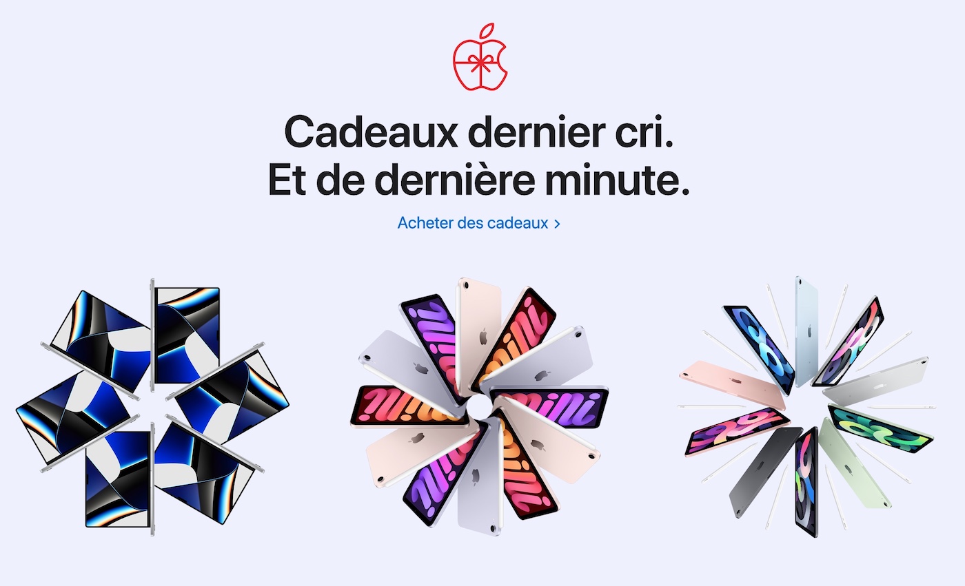Cadeaux Apple Derniere Minute Noel 2021