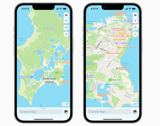 Nouvelles Cartes Australie Apple Plans
