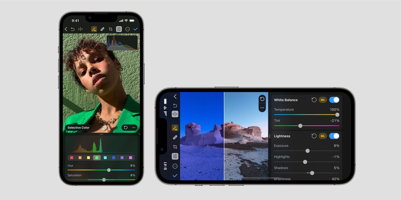 Pixelmator Photo Application iPhone