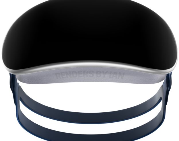 Rendu Casque AR VR Mixte Apple Devant