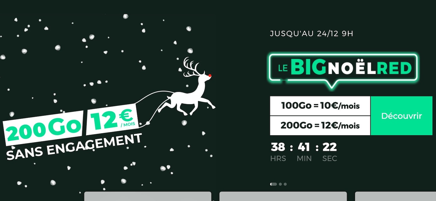 SFR RED Promotion Forfaits Decembre 2021