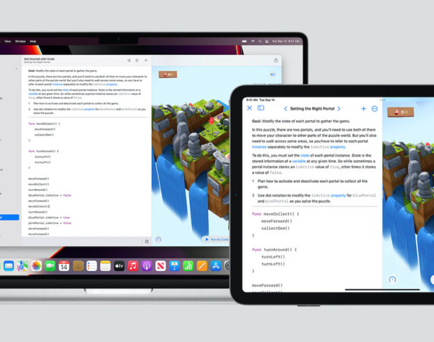 Swift Playgrounds 4 Application Mac et iPad