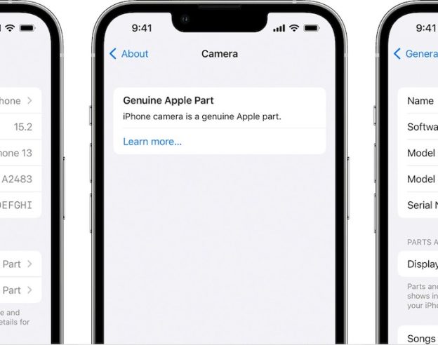 iOS 15.2 Reglages Message Composants iPhone Non Officiels