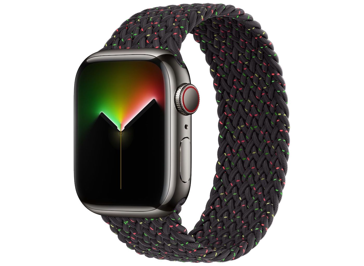 Apple Watch Bracelet Boucle Unique Tressee Black Unity