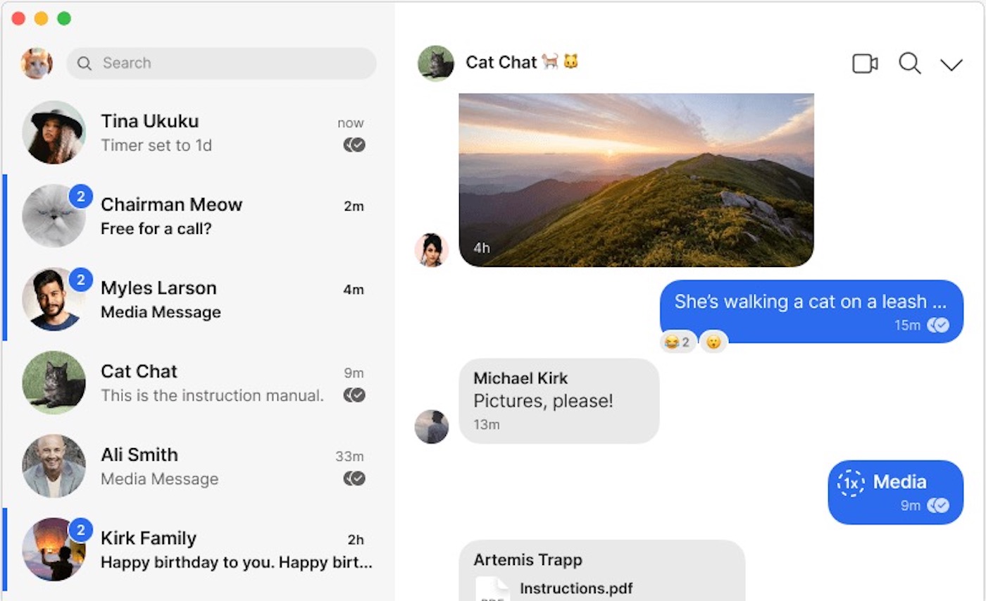 Signal Application Mac