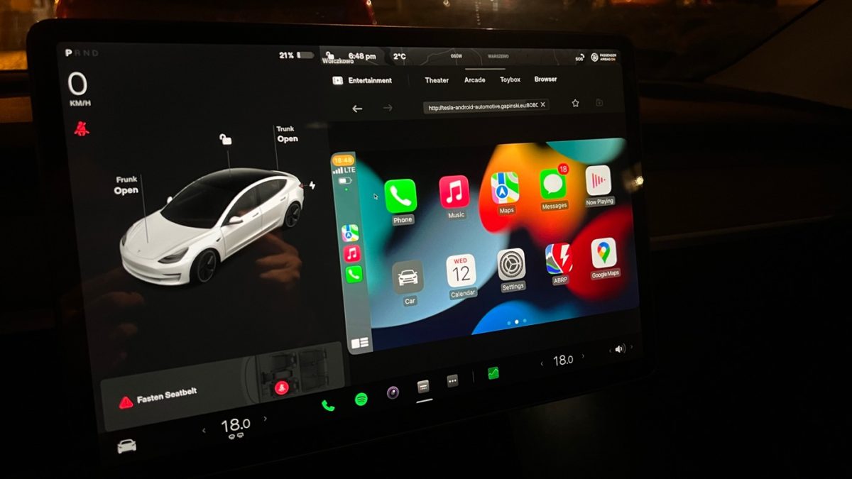 Tesla CarPlay avec Raspberry Pi