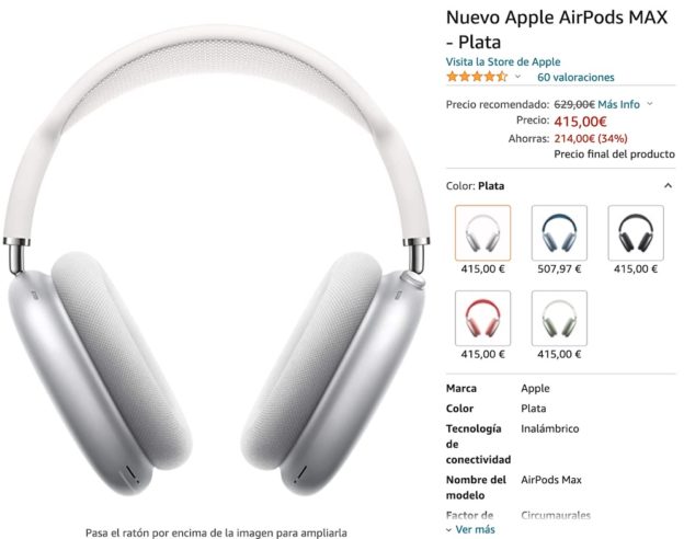 promo airpods amx amazon espagne