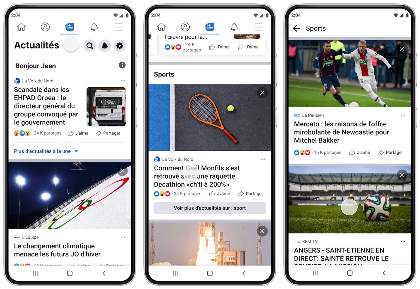 Facebook News France