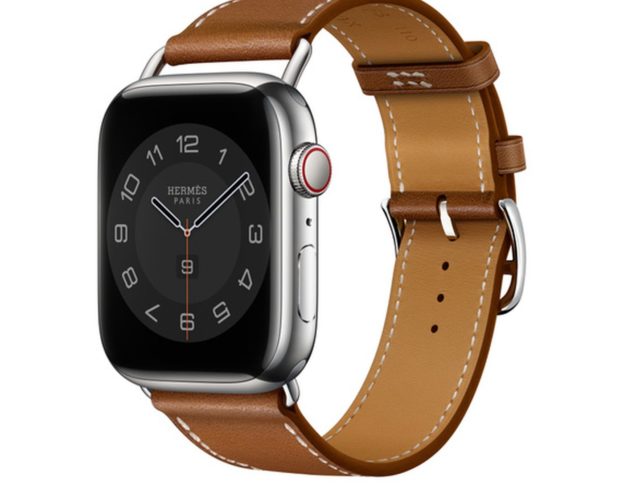 Apple Watch bracelet fauve