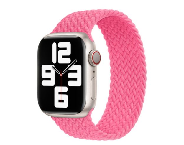 Apple Watch bracelet rose flamand