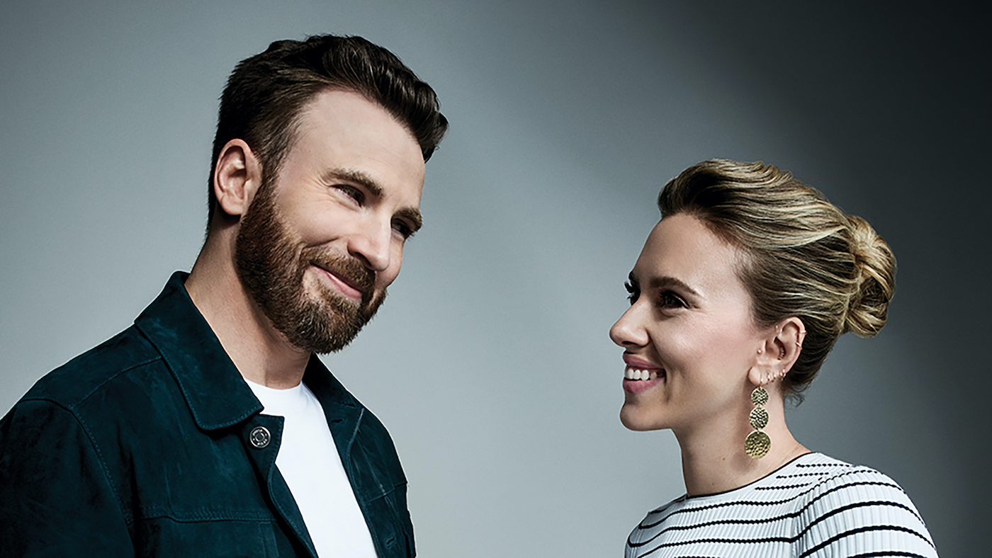 Chris Evans Scarlett Johansson