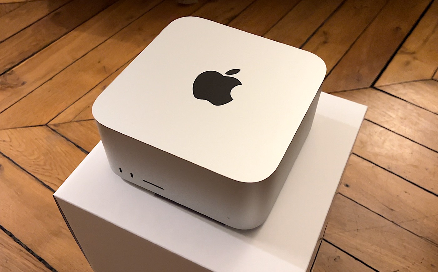 Mac Studio Dessus