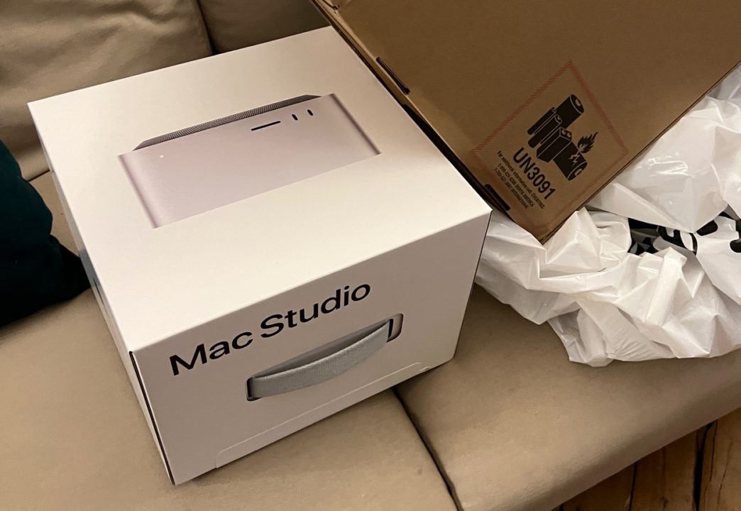 Mac Studio Emballage