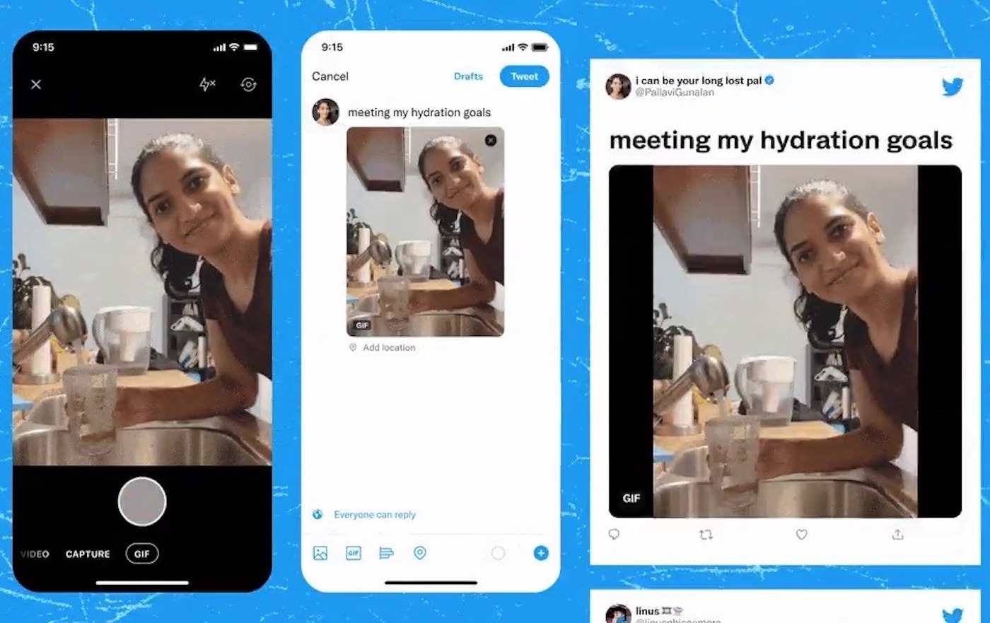 Twitter Creation GIF iPhone