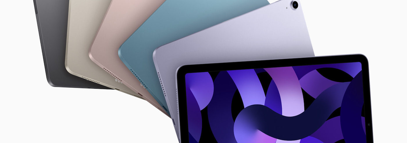 iPad Air 5 2022 Officiel Coloris