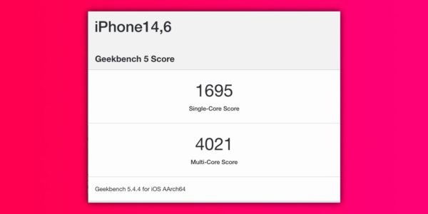 iPhone SE 3 benchmark