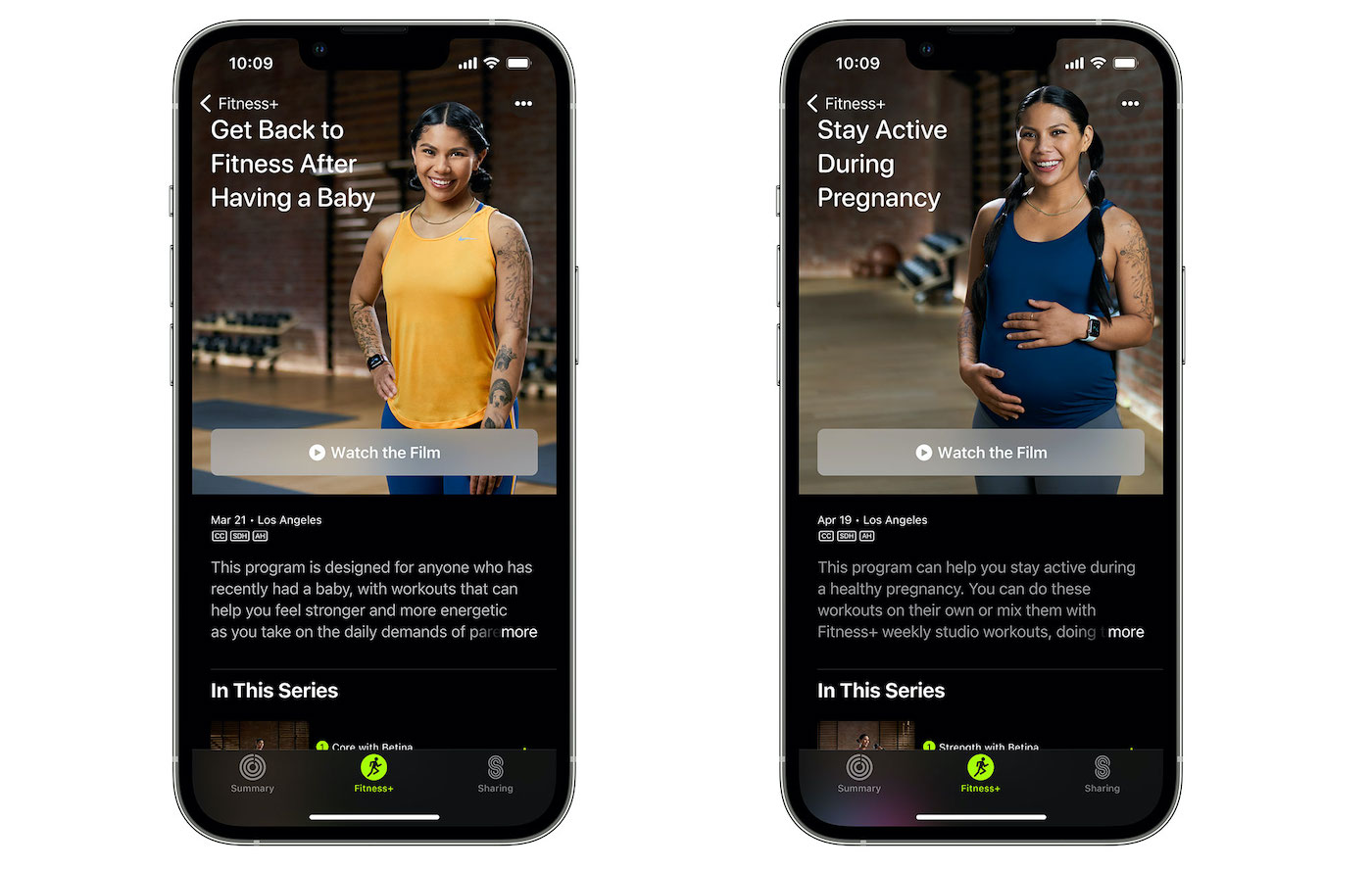 Apple Fitness Plus Nouveaux Parents