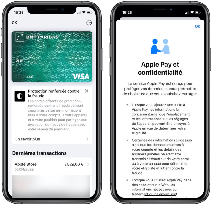 Apple Pay Protection Renforcee Fraude