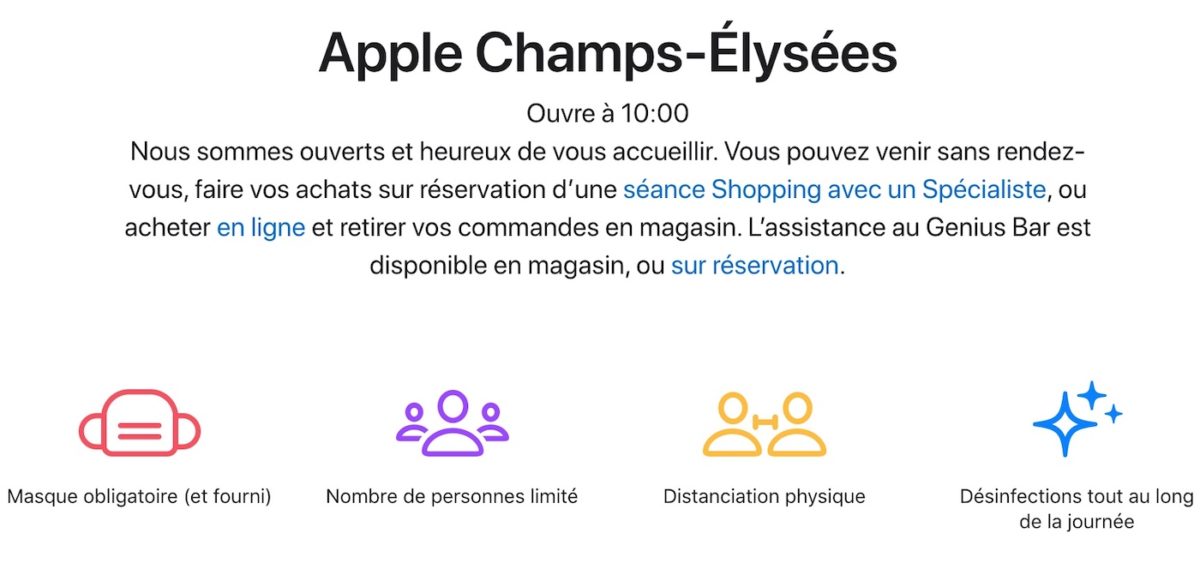 Apple Store Restrictions Covid-19