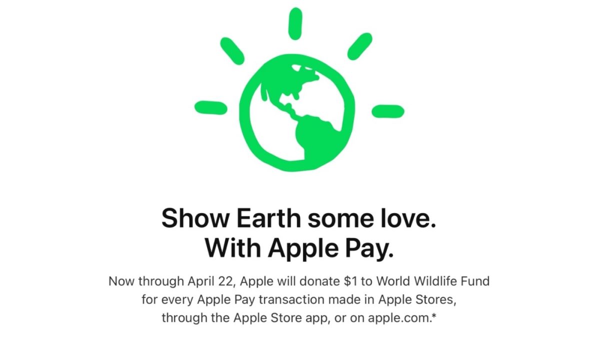 Jour de la Terre 2022 Apple Don