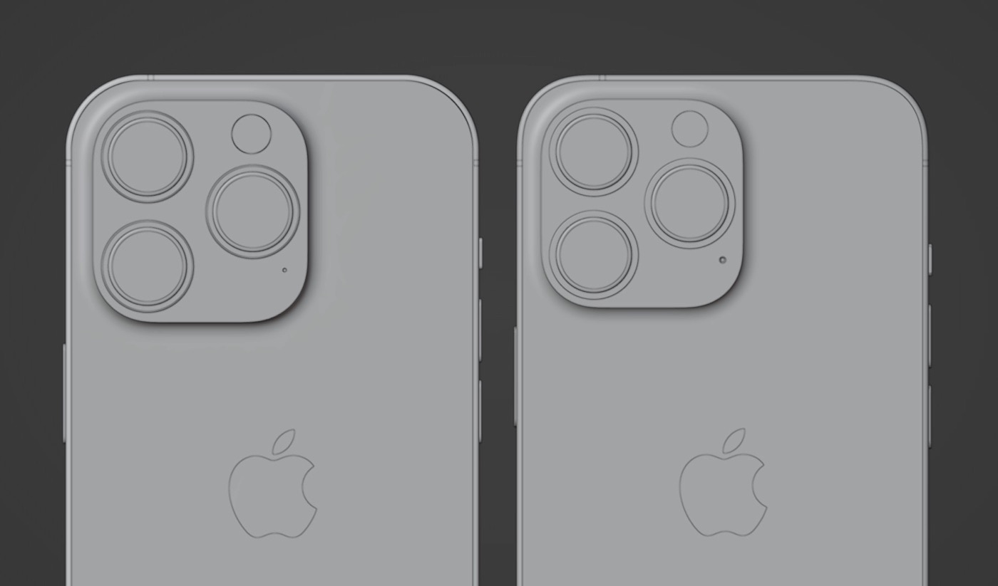 Rendu iPhone 14 Pro vs iPhone 13 Pro Coins Arrondis 2